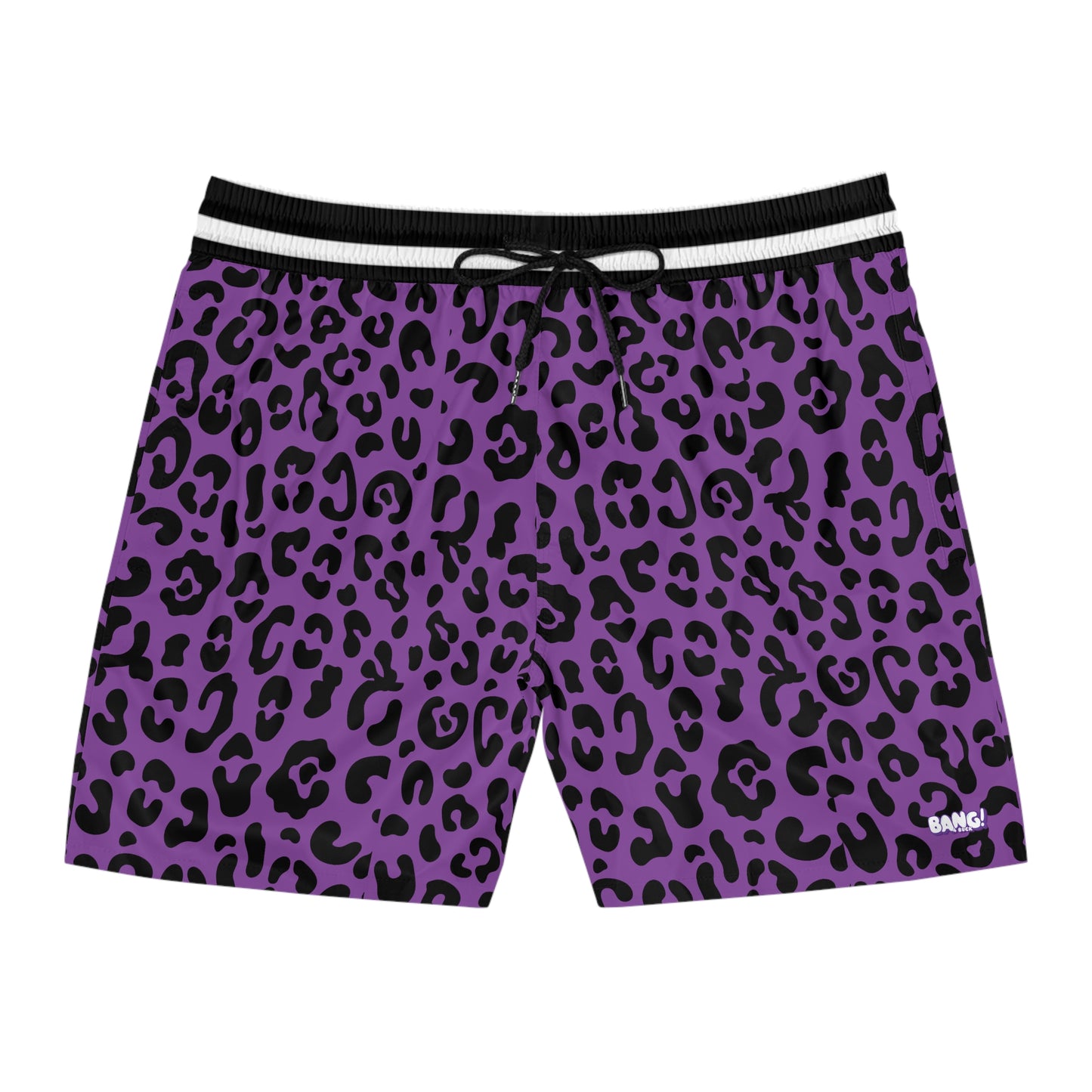 Purple Cheetah Piss Swim Trunks