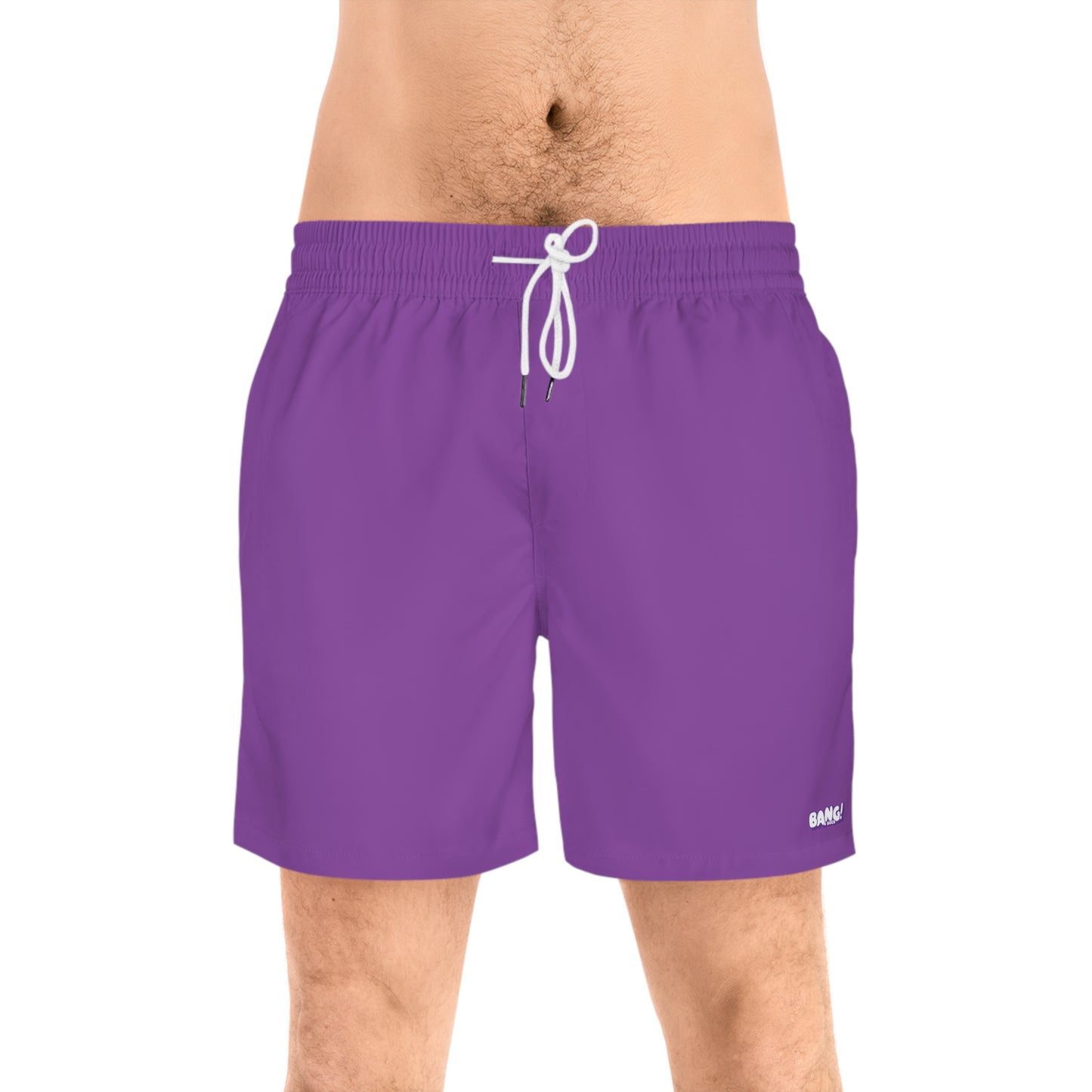 Solid Purple Swim Shorts (AOP)